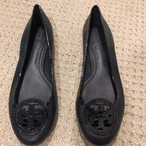 Navy Tory Burch Size 8 Flats